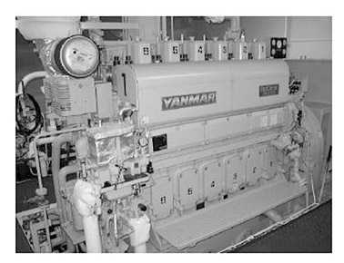 Приводной тронковый двигатель генератора фирмы Yanmar