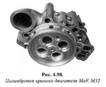 Цилиндровая крышка двигателя МаК М32