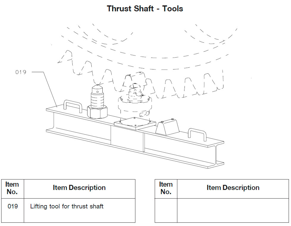Thrust Shaft - Tools