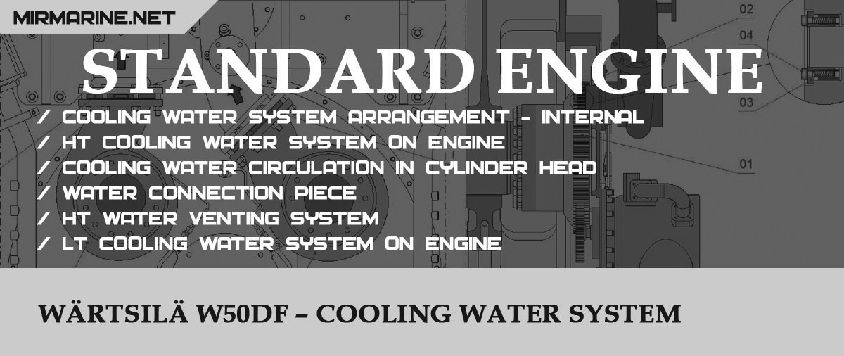 WÄRTSILÄ W50DF – Cooling water system