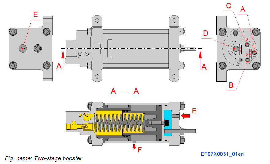 Two-stage booster