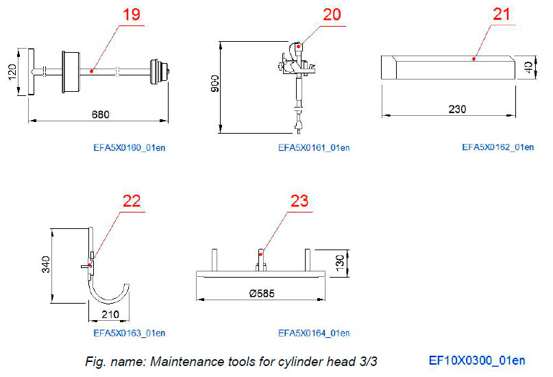 Maintenance tools for cylinder head 3/3