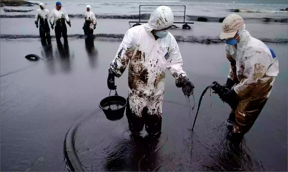 Аварийный разлив нефти