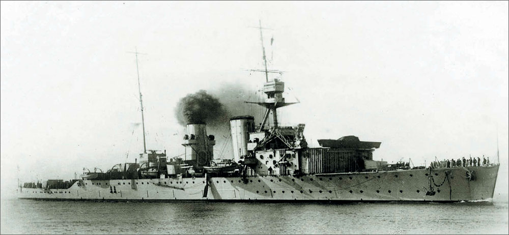 Крейсер «Vindictive», конец 1920-е гг.