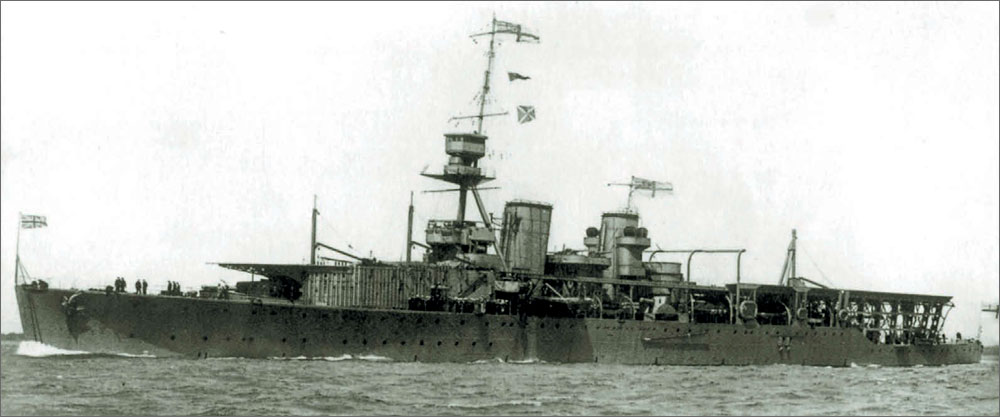Крейсер «Vindictive», конец 1920-е гг.