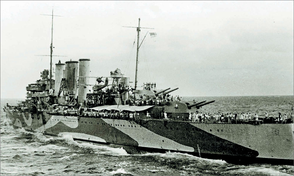 Крейсер «Australia», 4 марта 1941 г.