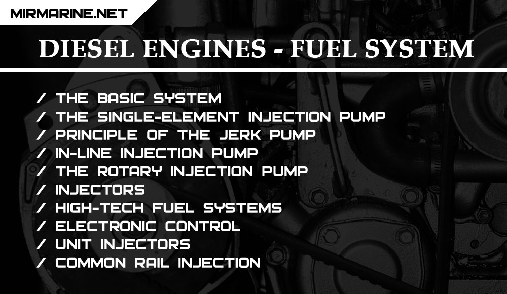 Diesel Engines - Fuel system
